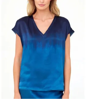 Go Silk Raw Revisited Printed Place Top