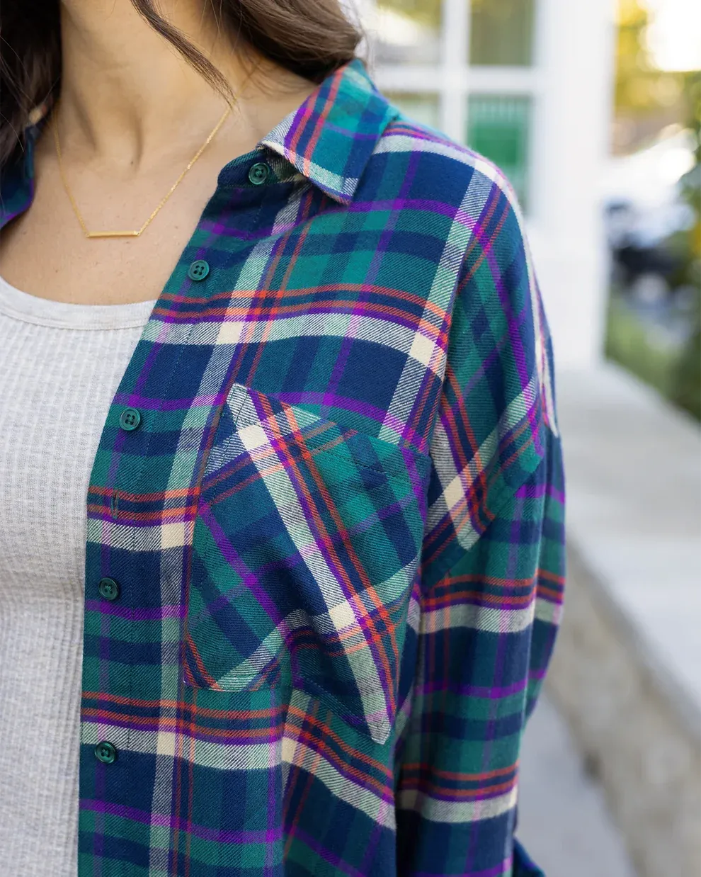 Grace & Lace Soft Brushed Spring Plaid - Jewel Plaid