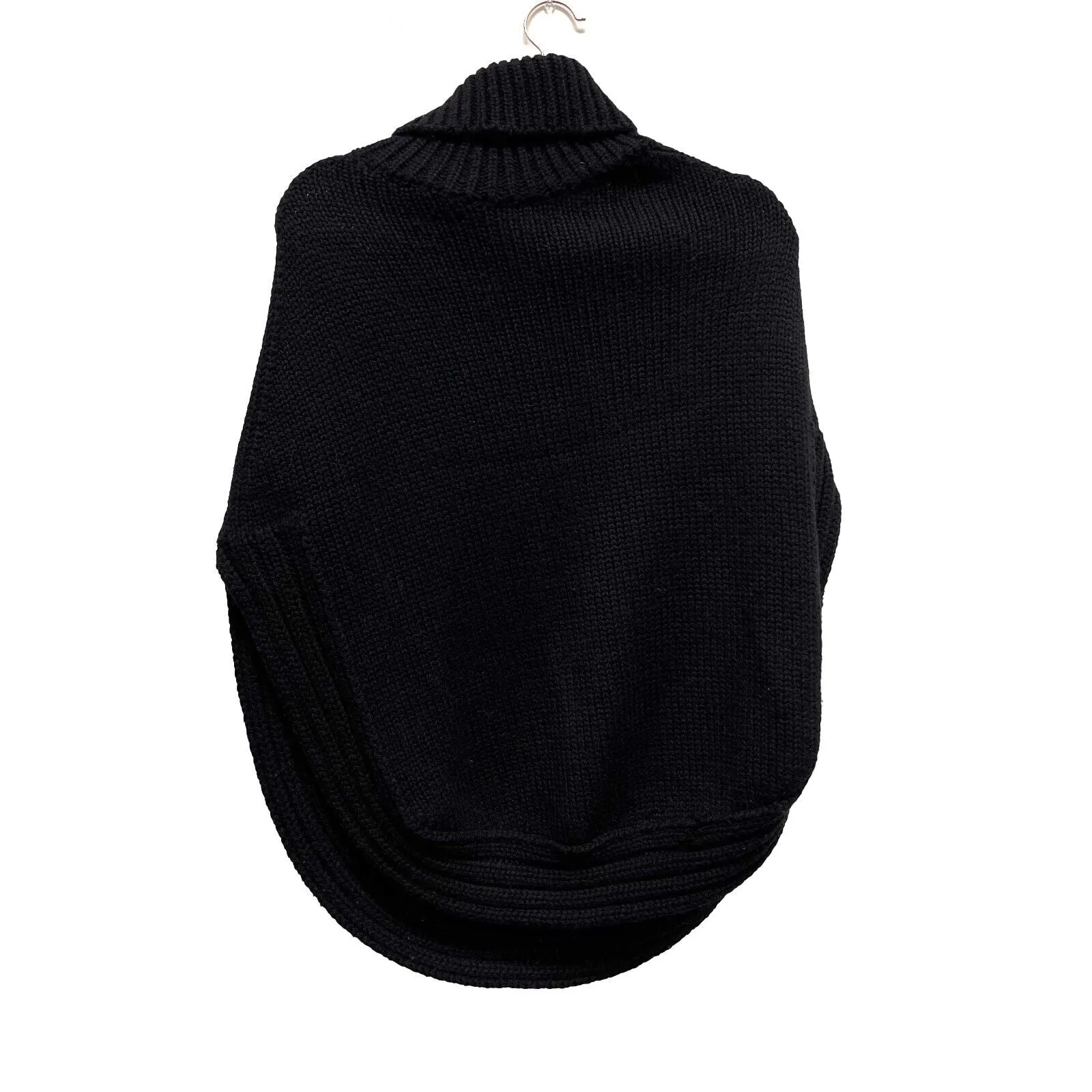 Gucci Excellent Poncho Cape Black XS Hysteria Vintage