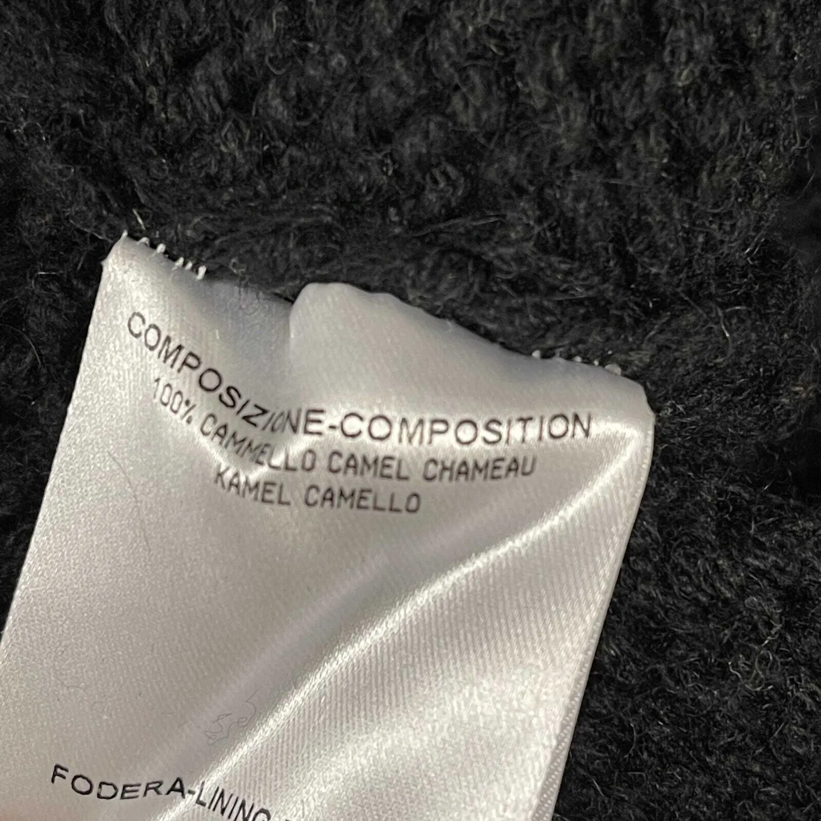Gucci Excellent Poncho Cape Black XS Hysteria Vintage