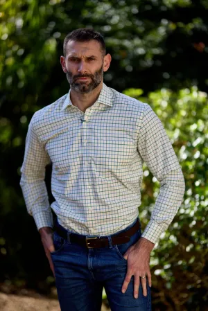 Gun Hill Kensington shirt - Blue/green