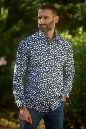 Gun Hill Mens Titanic shirt - Navy