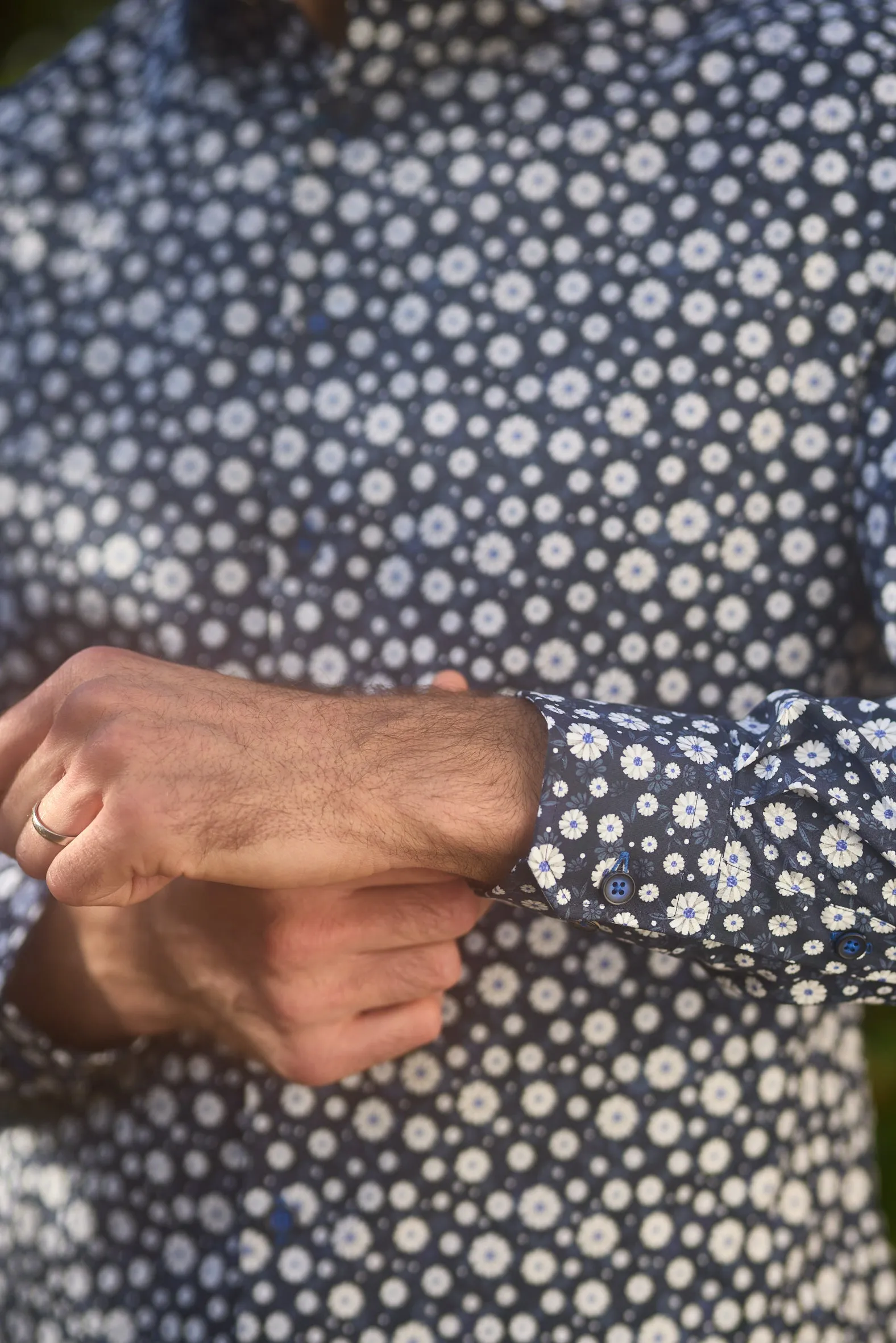 Gun Hill Mens Titanic shirt - Navy