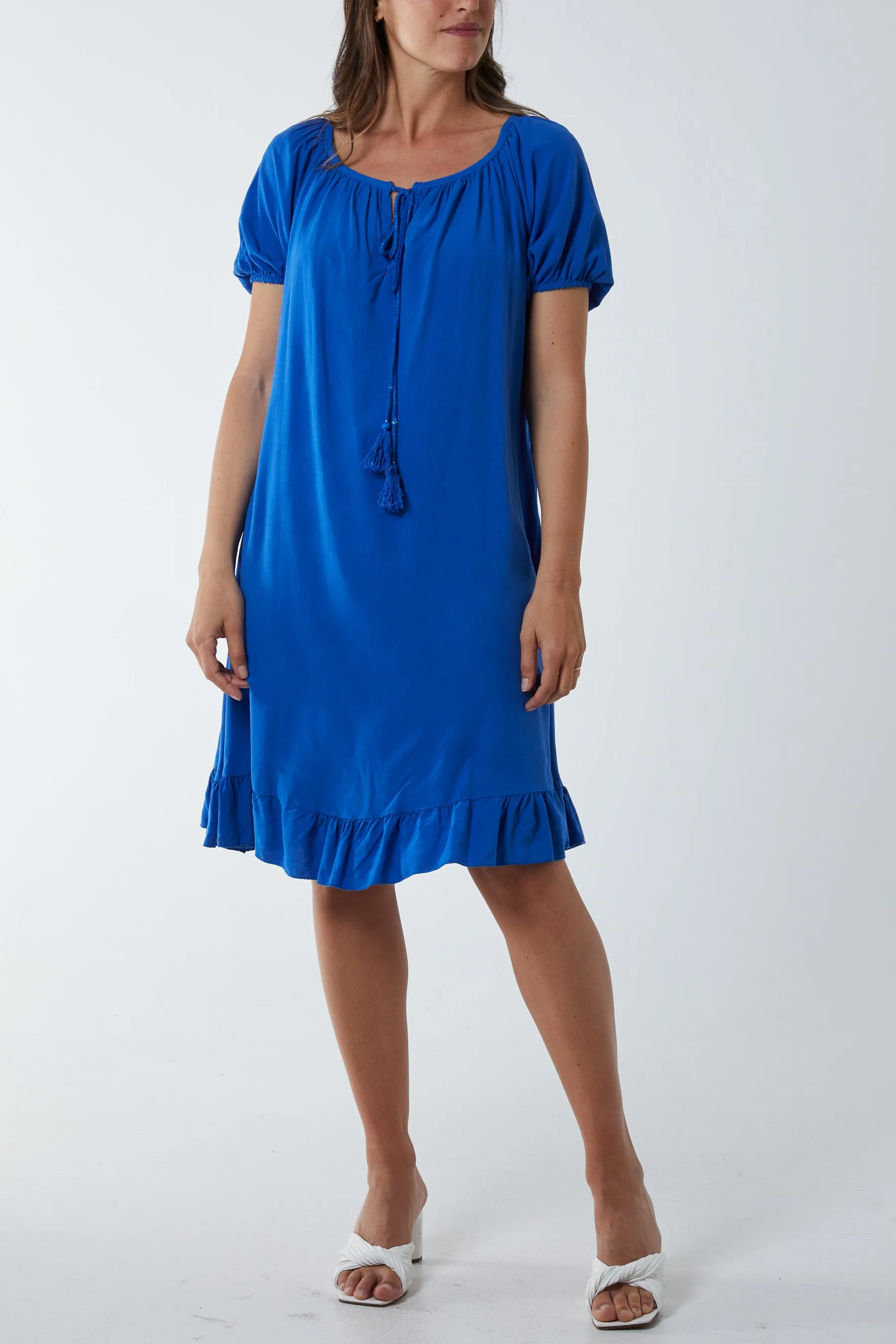 Gypsy Tie Front Midi Dress