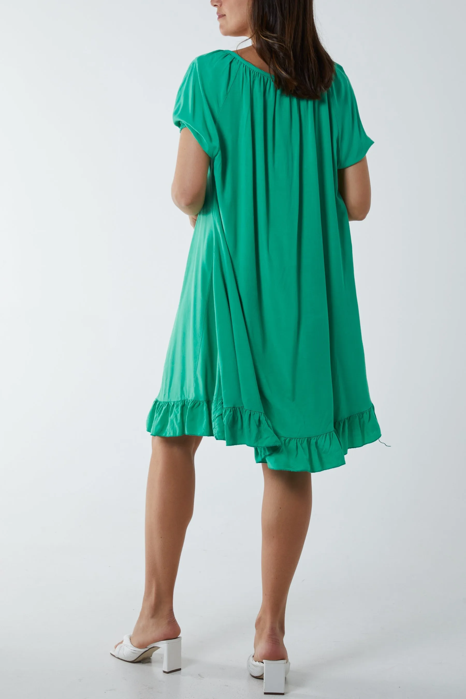 Gypsy Tie Front Midi Dress