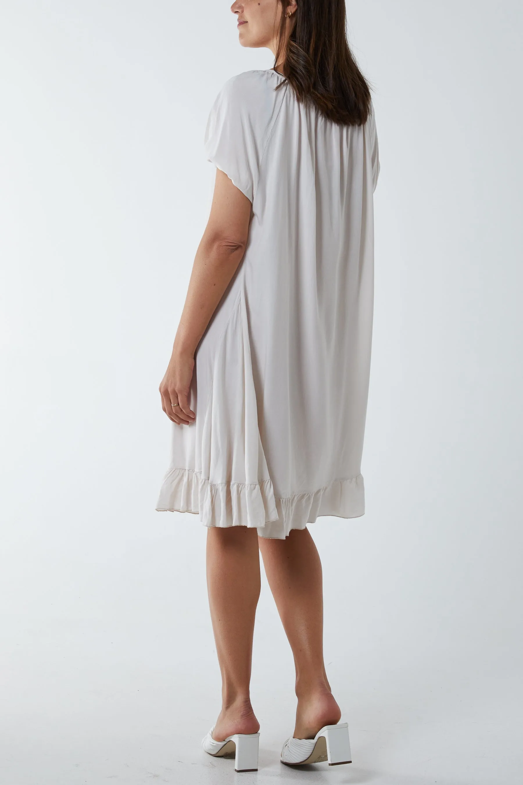 Gypsy Tie Front Midi Dress