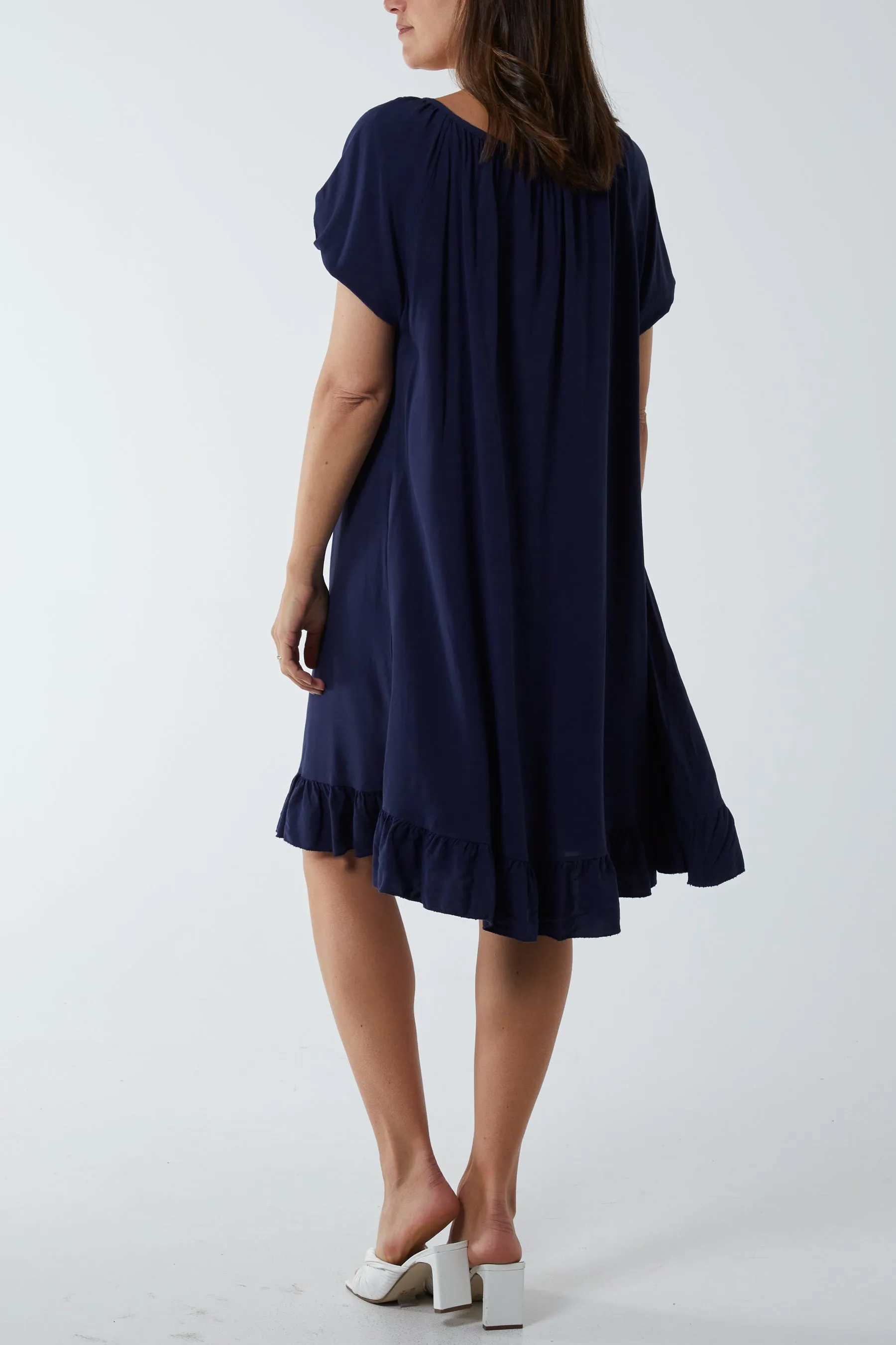 Gypsy Tie Front Midi Dress