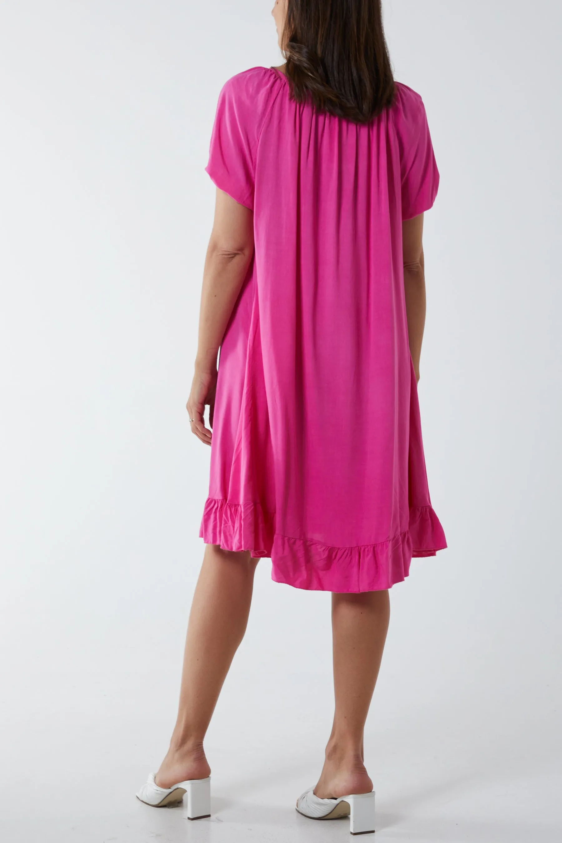 Gypsy Tie Front Midi Dress