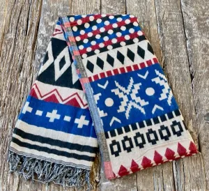 HANDWOVEN SOFT TRIBAL BANJARA SHAWLS 100X200CM