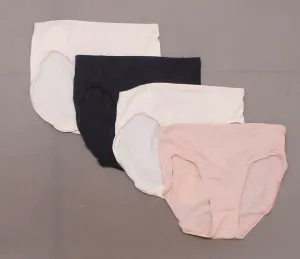 Hanes Premium 4 Pairs Women's Tummy Control Hi Cut Underwear