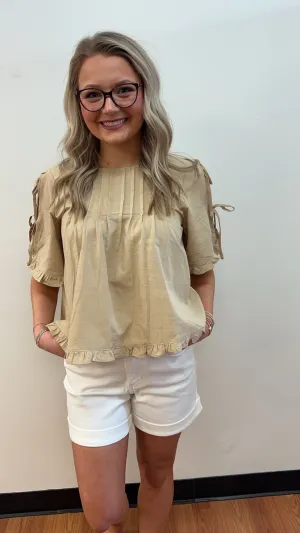 Hayden Pintuck Blouse