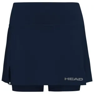 HEAD Womens Club Basic Badminton Skort - Dark Blue