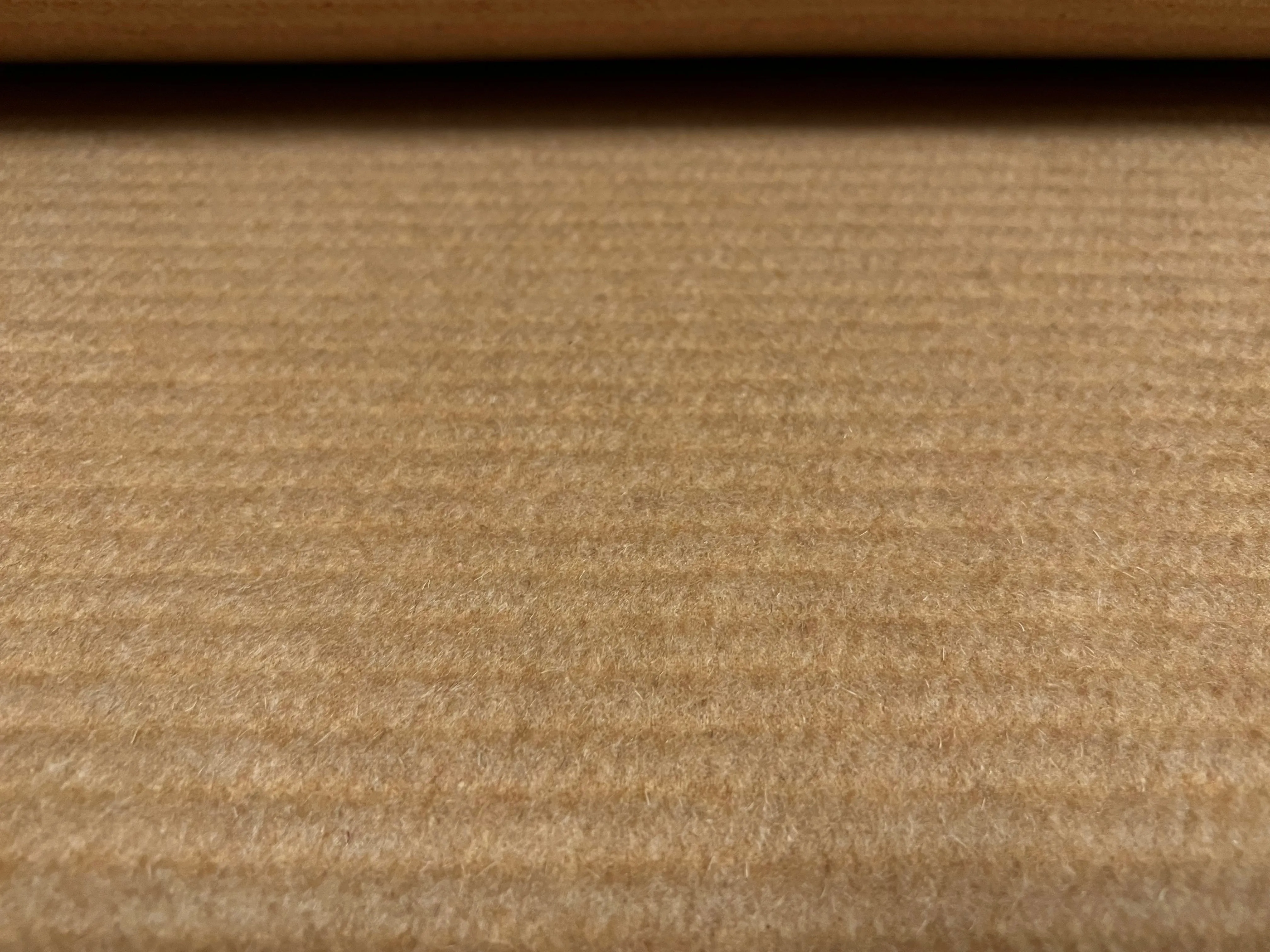 Heavyweight wool jumbo cord mouflon fabric, per metre - plain - camel