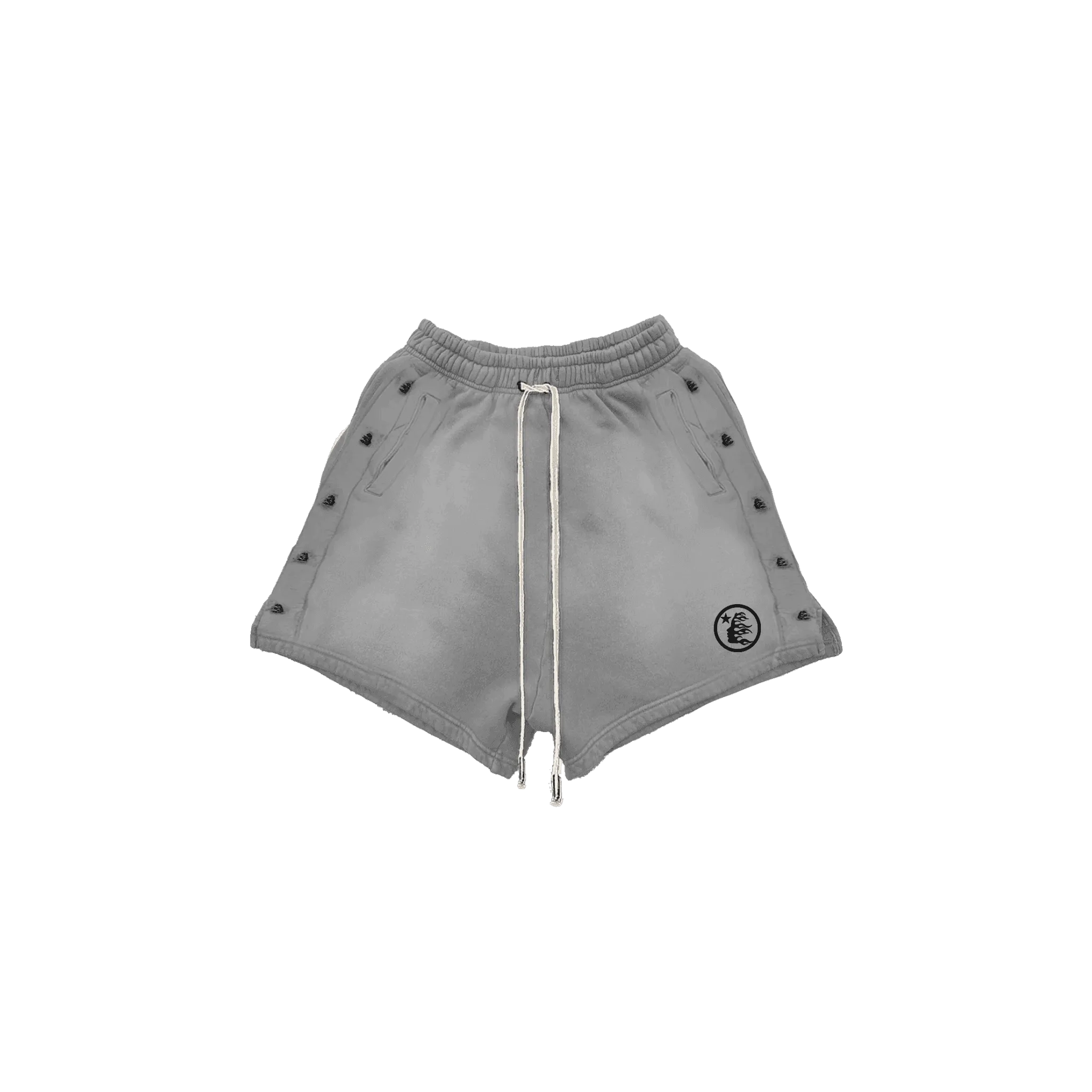 Hellstar Snap Shorts Grey