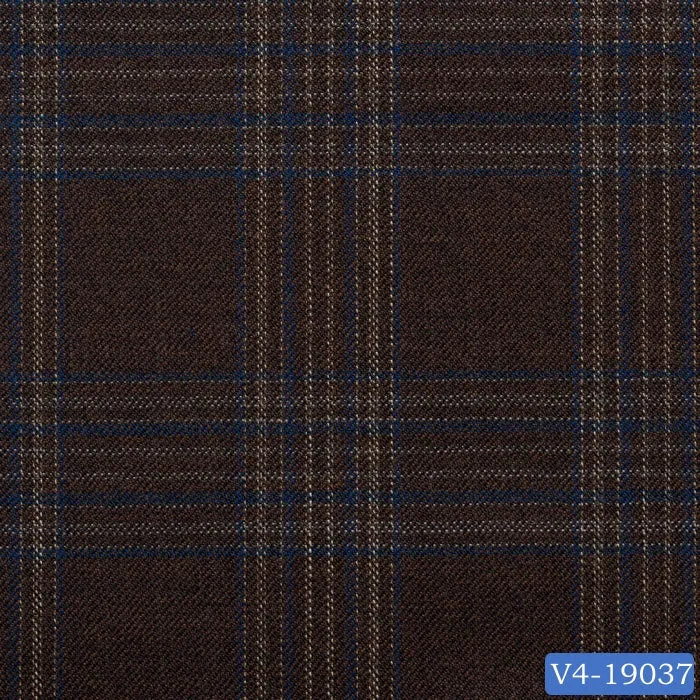 Hickory Brown with Light Plaid Check Suit