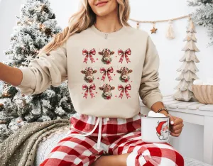 Highland Cow Christmas Coquette Apparel