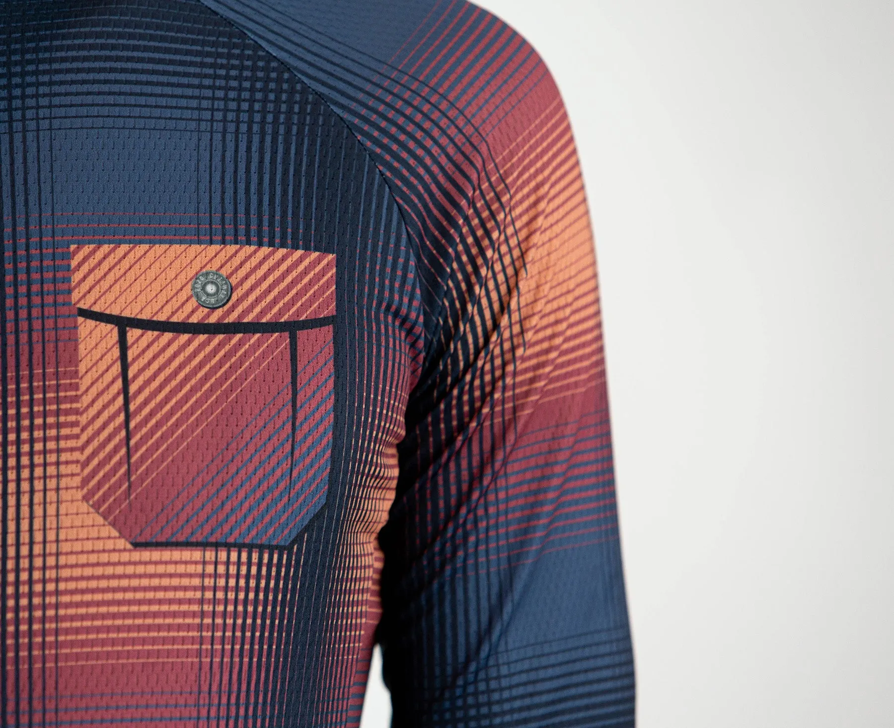 Highlands Plaid Long Sleeve Jersey