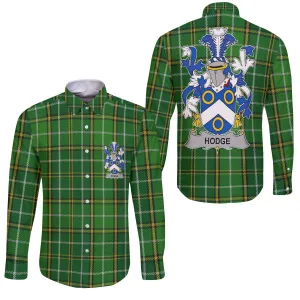 Hodge Long Sleeve Button Shirts Crest And National Plaid Style