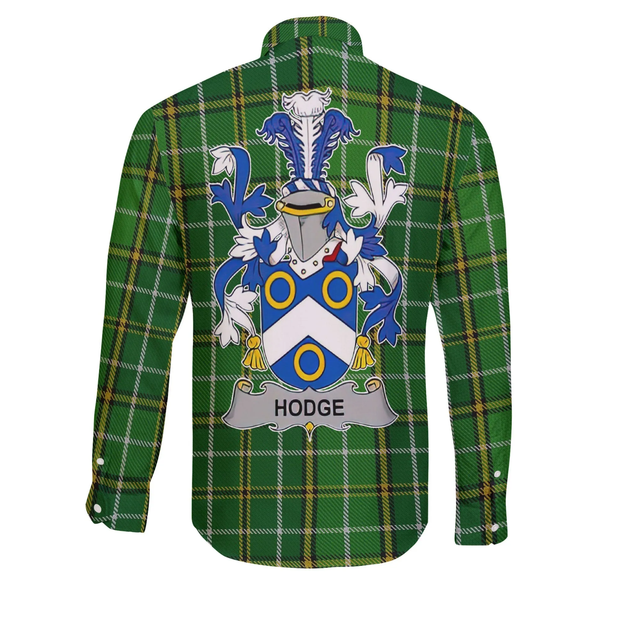 Hodge Long Sleeve Button Shirts Crest And National Plaid Style