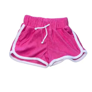 Honesty Clothing Pink/White Terry Cheer Shorts