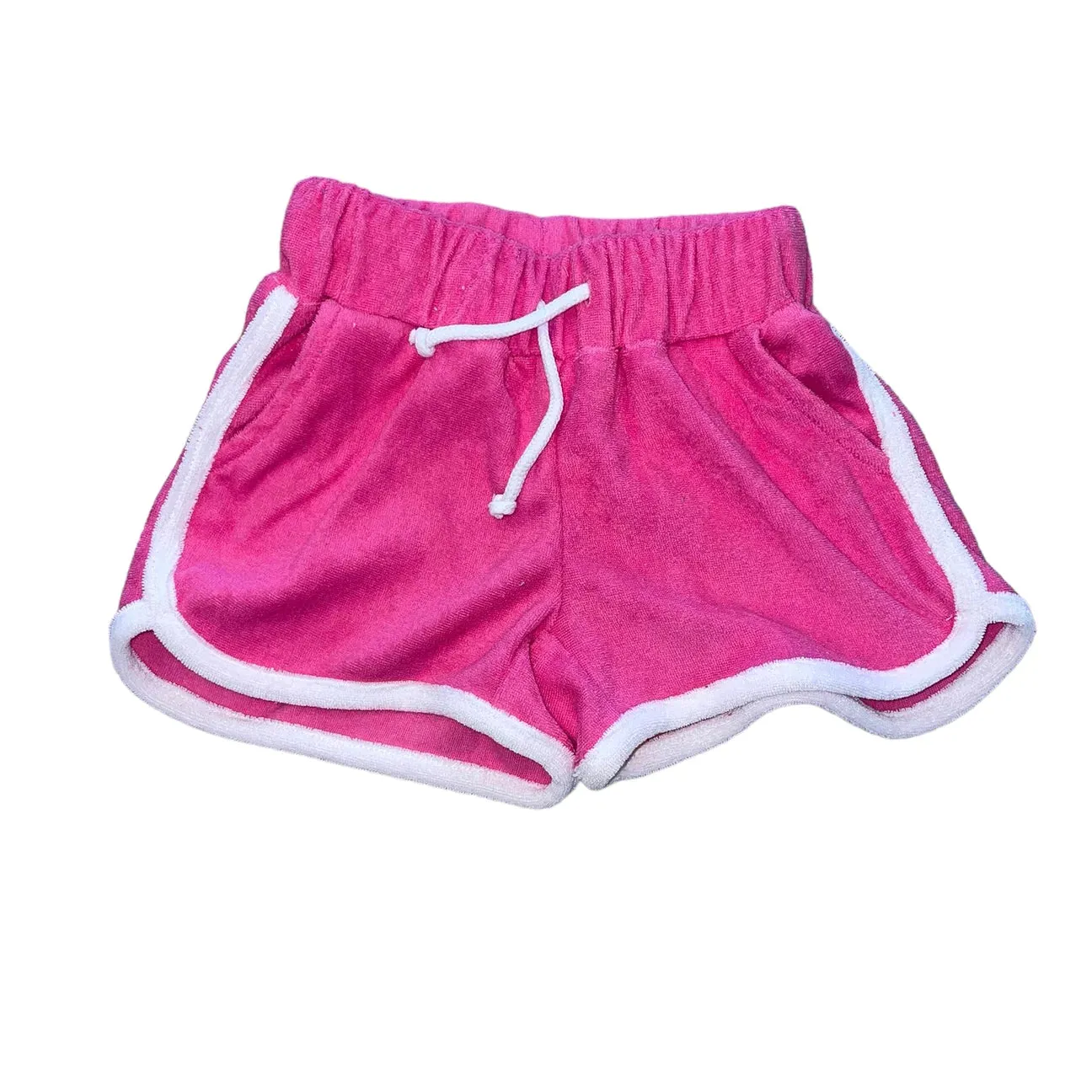 Honesty Clothing Pink/White Terry Cheer Shorts