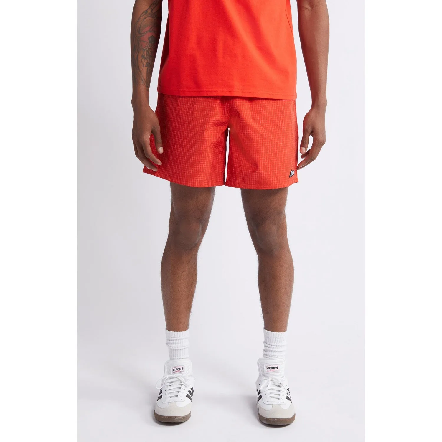 ICECREAM Men Pyramid Shorts Fiery Red