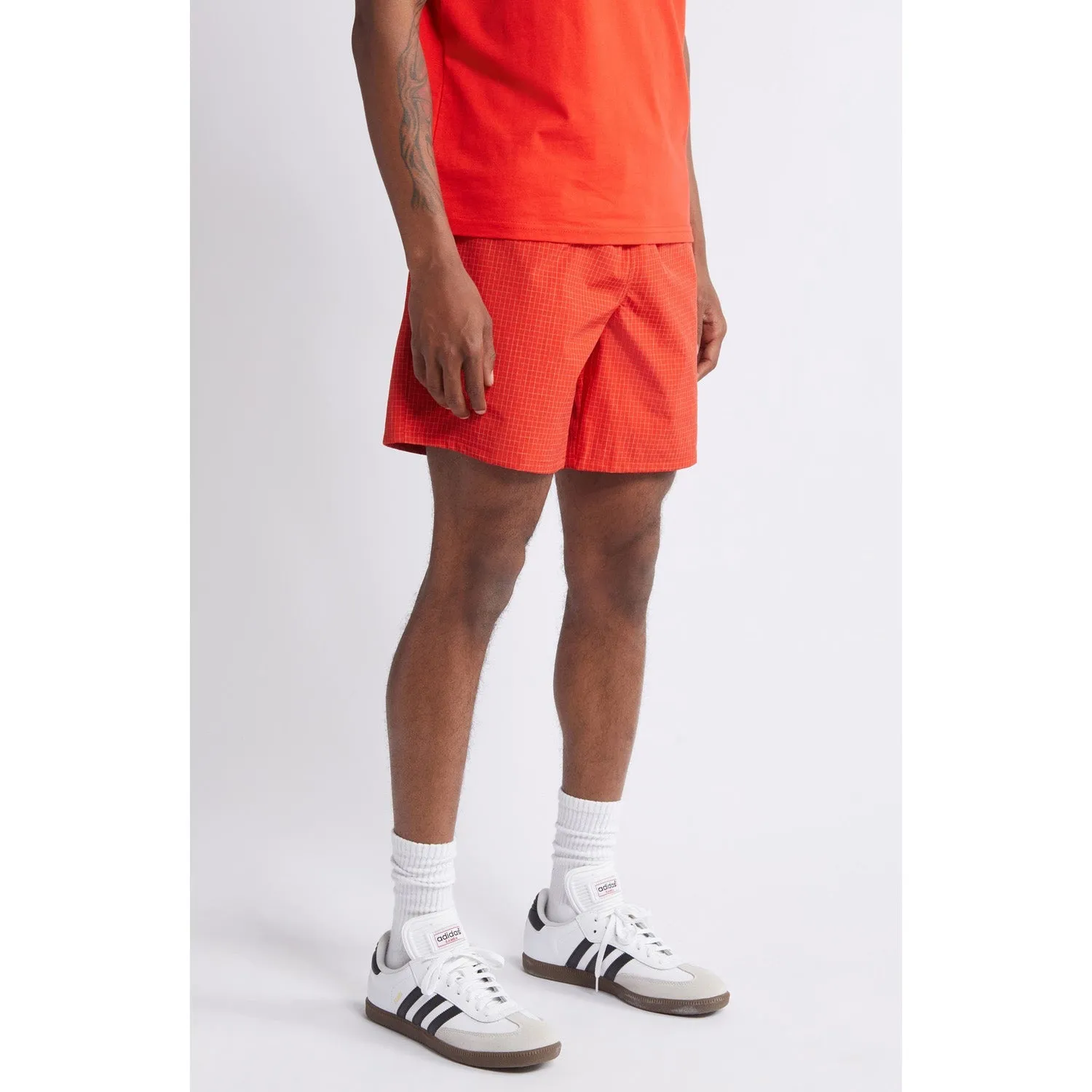 ICECREAM Men Pyramid Shorts Fiery Red