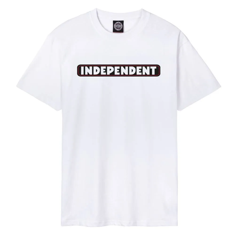 Independent T-Shirt Bar Logo T-Shirt - White