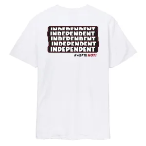 Independent T-Shirt F'N Hot Bar Repeat T-Shirt - White