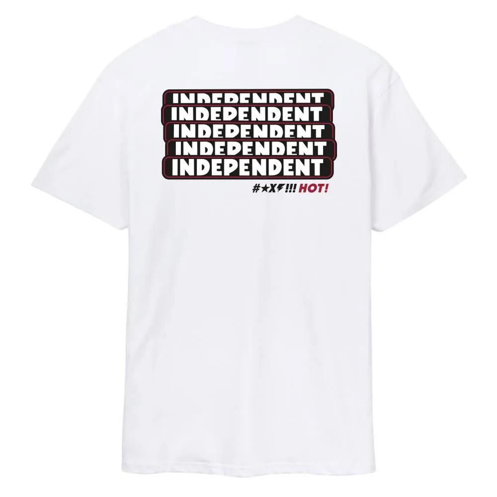 Independent T-Shirt F'N Hot Bar Repeat T-Shirt - White