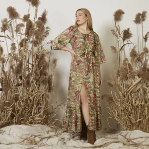 Isabella Silk Maxi Dress