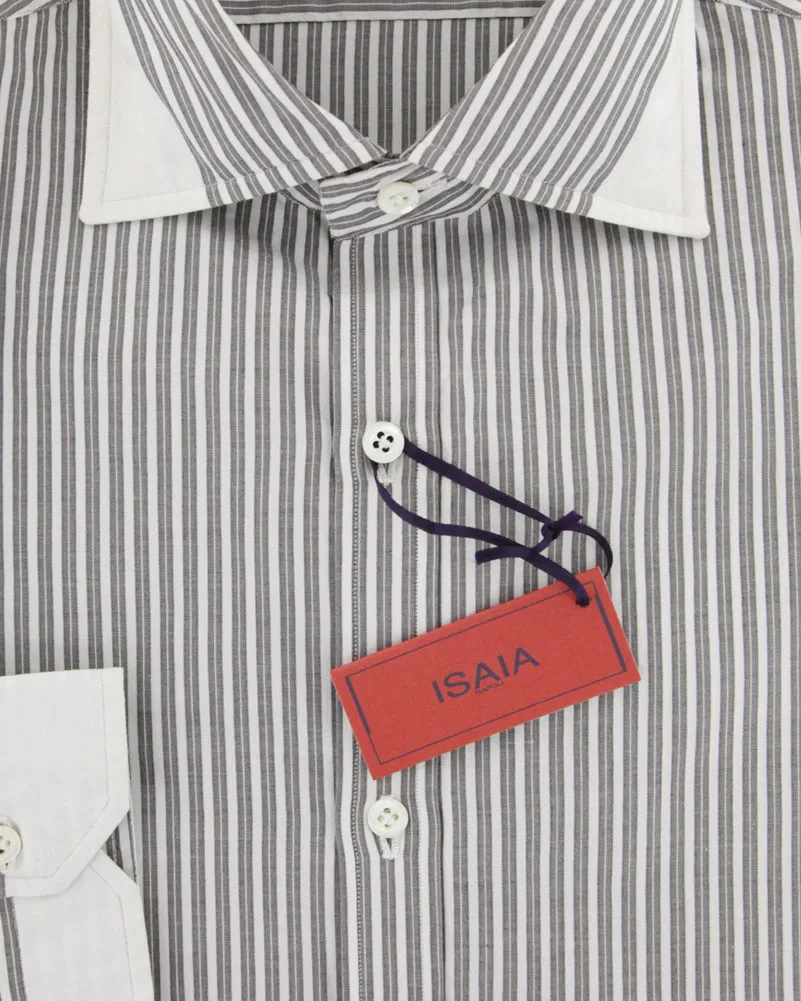 Isaia Brown Shirt - Extra Slim