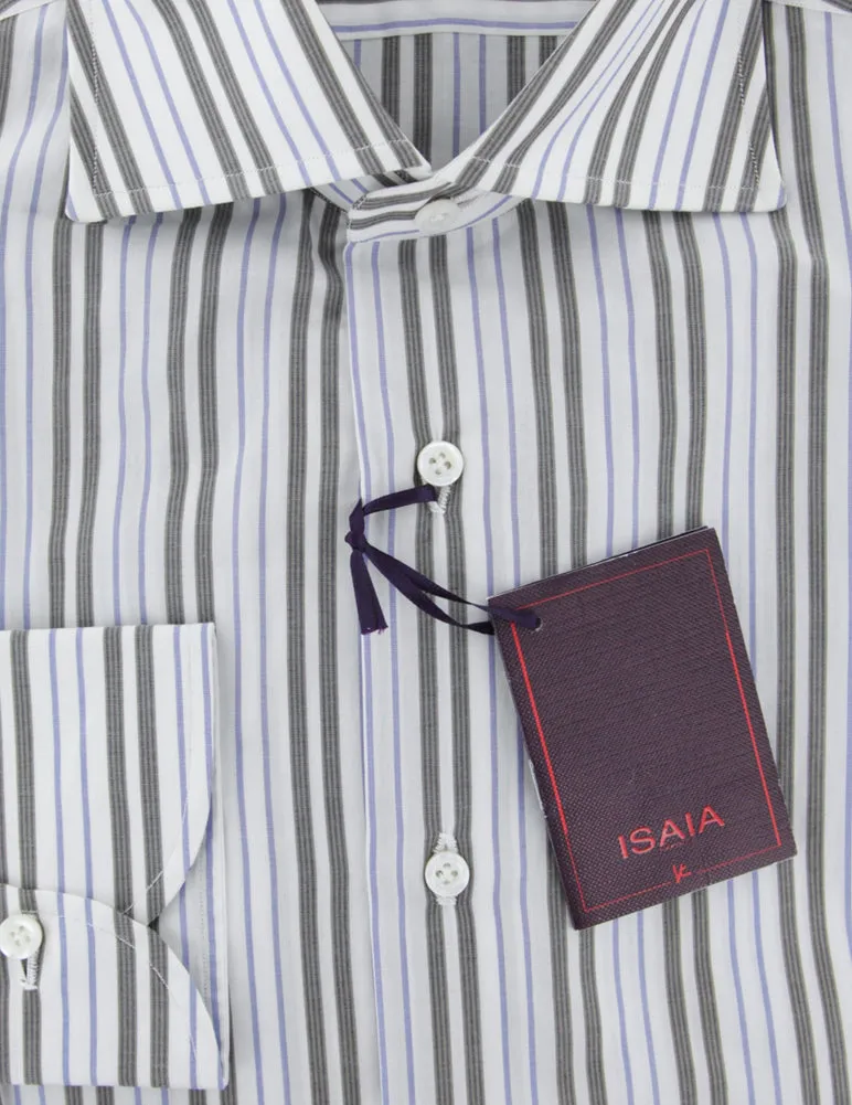 Isaia Brown Shirt - Slim