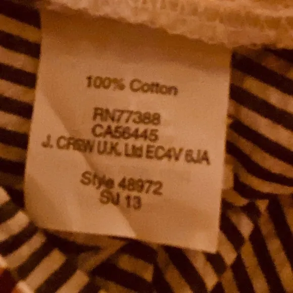 J. Crew Seersucker Blue and White Striped Shorts