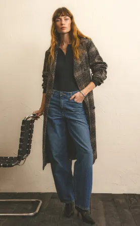 Jackie Plaid Trench ZJ243988