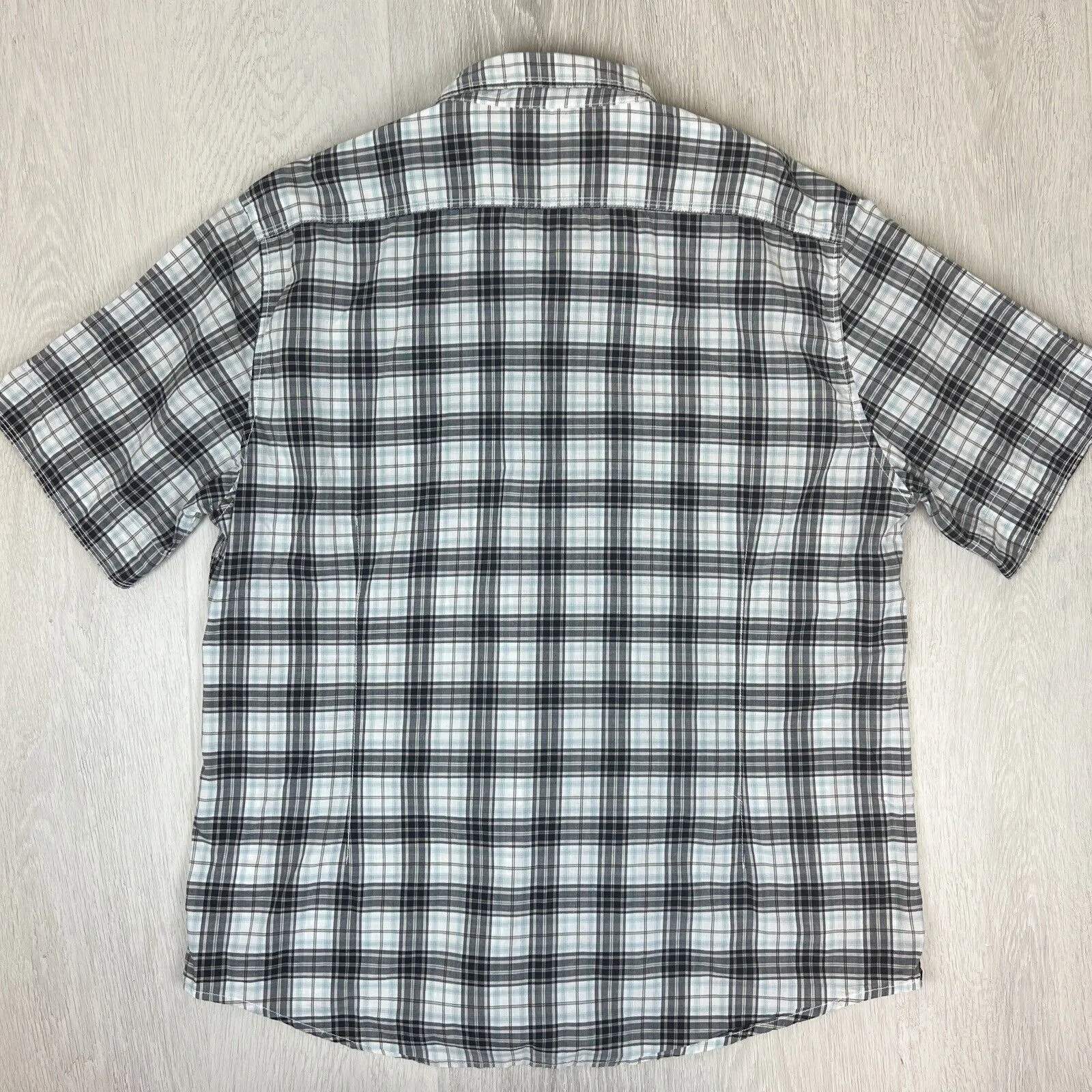 JAG Mens Short Sleeve Button Up Shirt Size 2XL