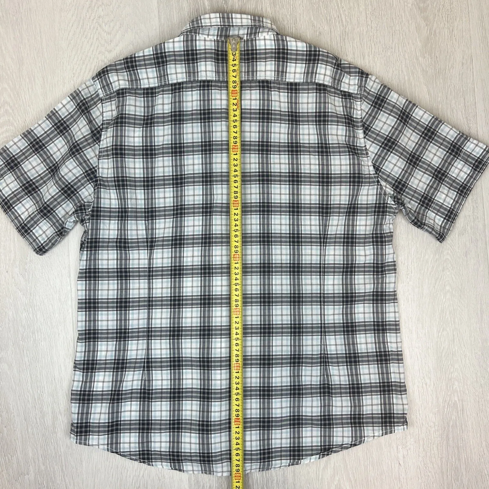 JAG Mens Short Sleeve Button Up Shirt Size 2XL