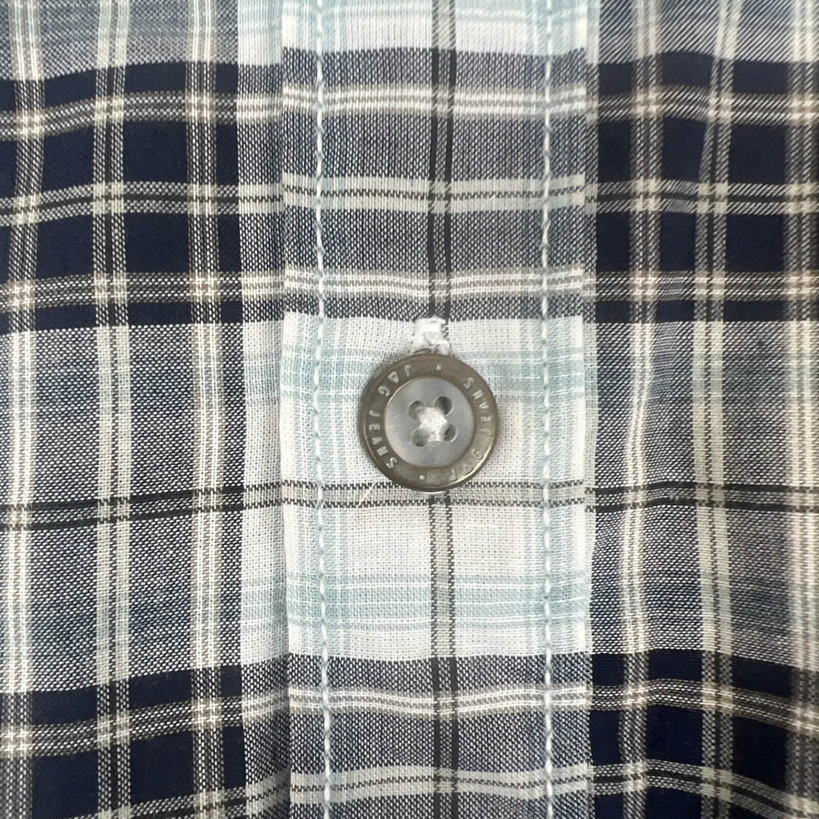 JAG Mens Short Sleeve Button Up Shirt Size 2XL