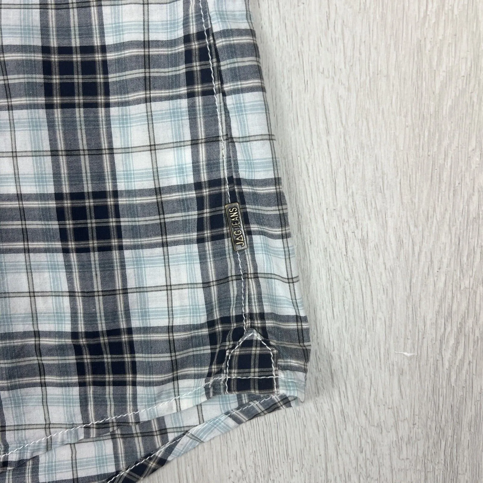 JAG Mens Short Sleeve Button Up Shirt Size 2XL