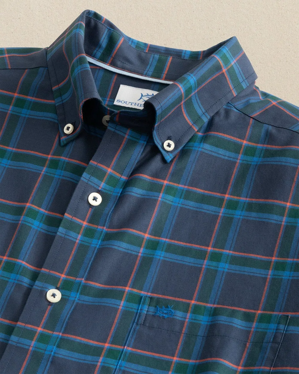 Jekyll Plaid Sportshirt (Dress Blue)