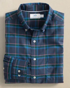 Jekyll Plaid Sportshirt (Dress Blue)