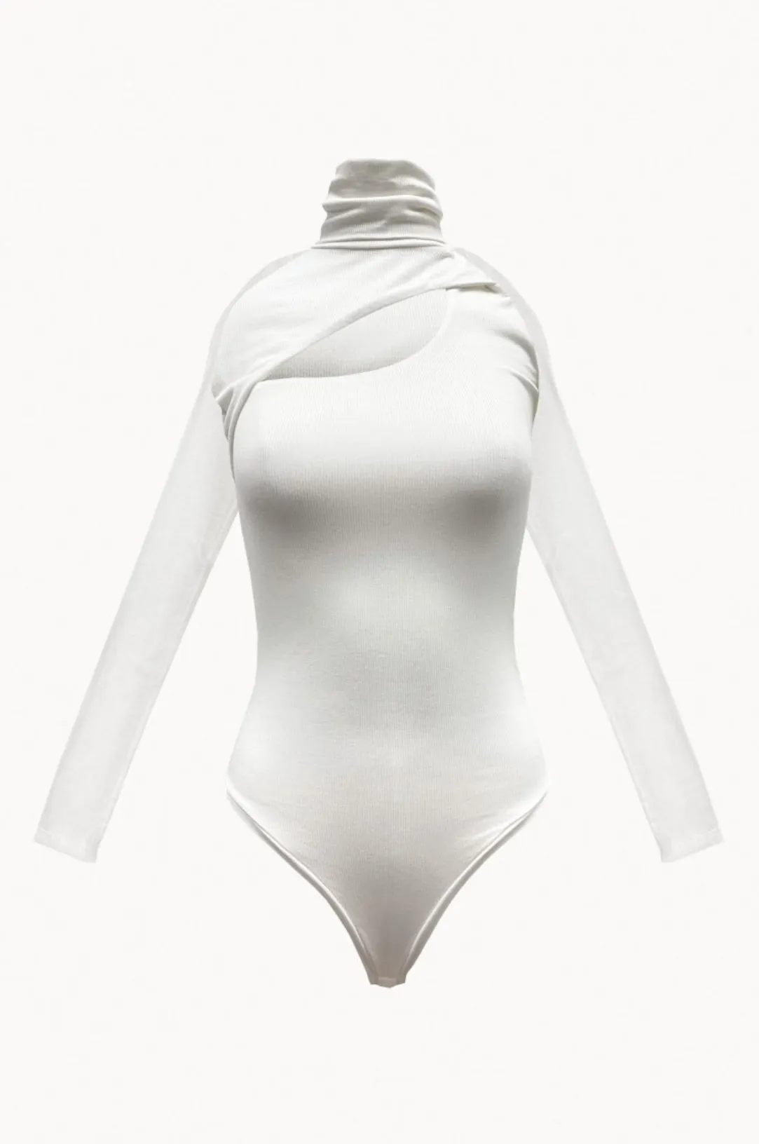 JUANES STRETCH-MODAL JERSEY CUTOUT BODYSUIT