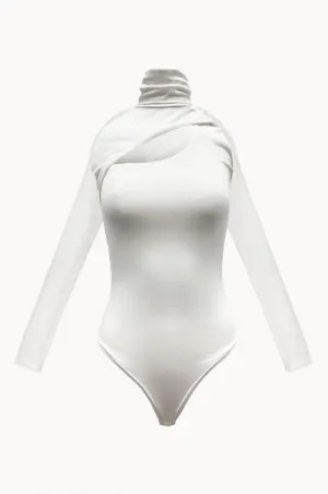 JUANES STRETCH-MODAL JERSEY CUTOUT BODYSUIT