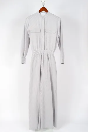 Jumpsuit Coolmax Seersucker - Grey & White