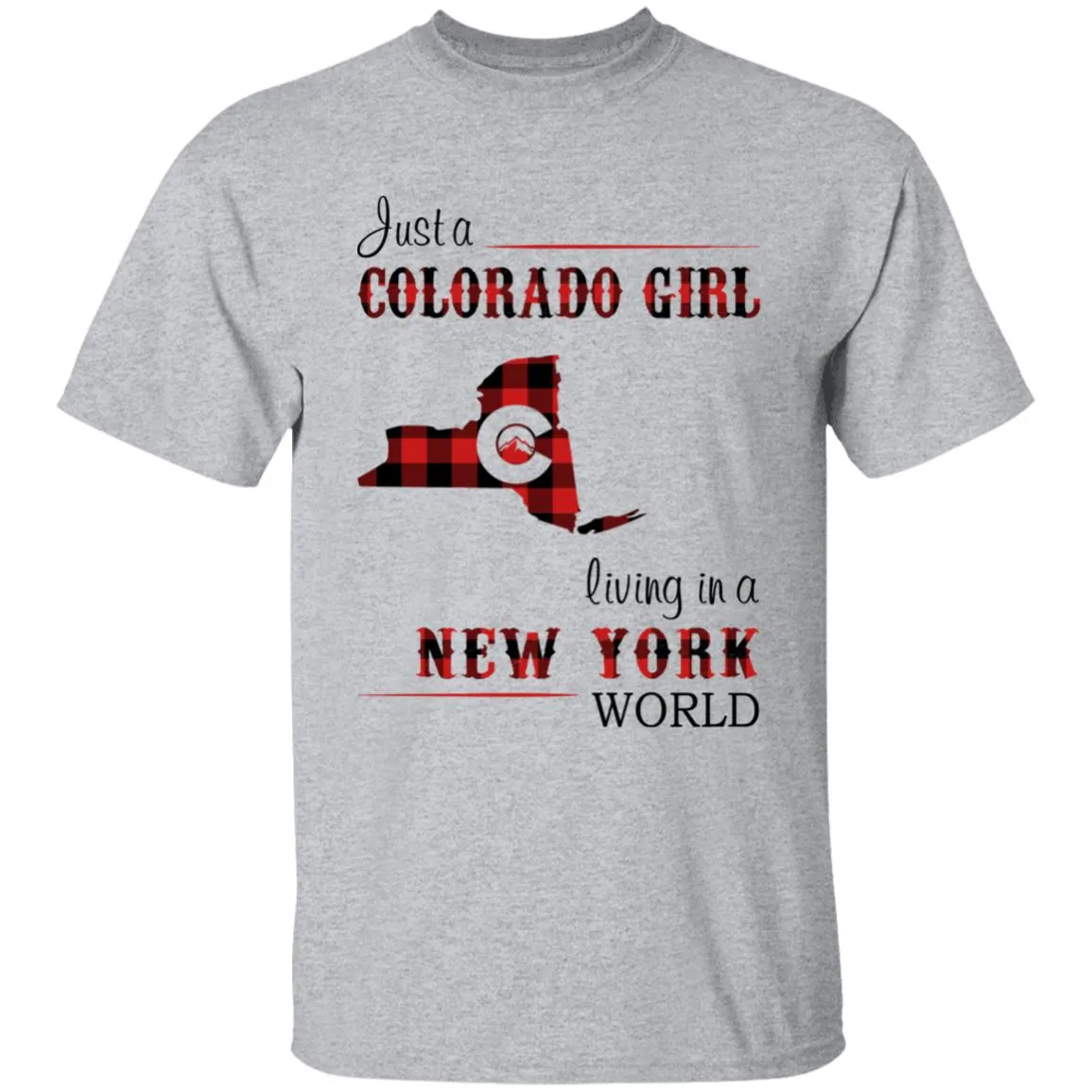 Just A Colorado Girl Living In A New York World T-shirt