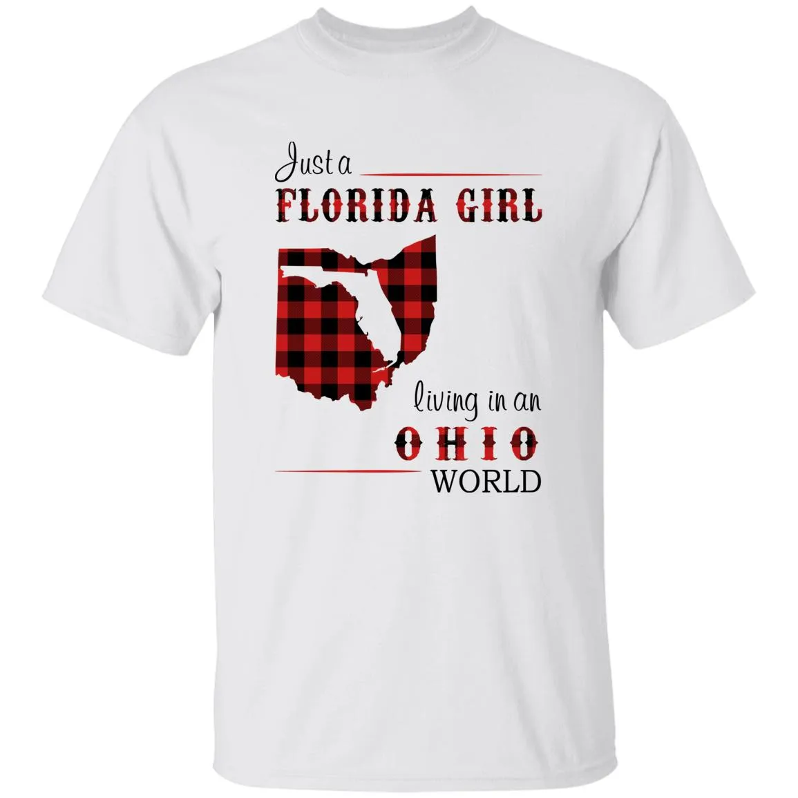 Just A Florida Girl Living In An Ohio World T-shirt