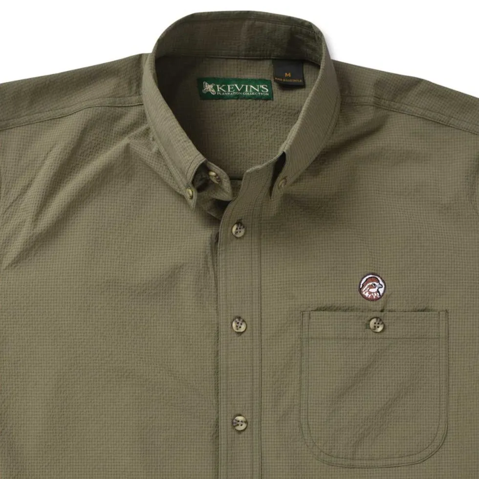 Kevin's Bob White Quail Performance Long Sleeve Seersucker Field Shirt