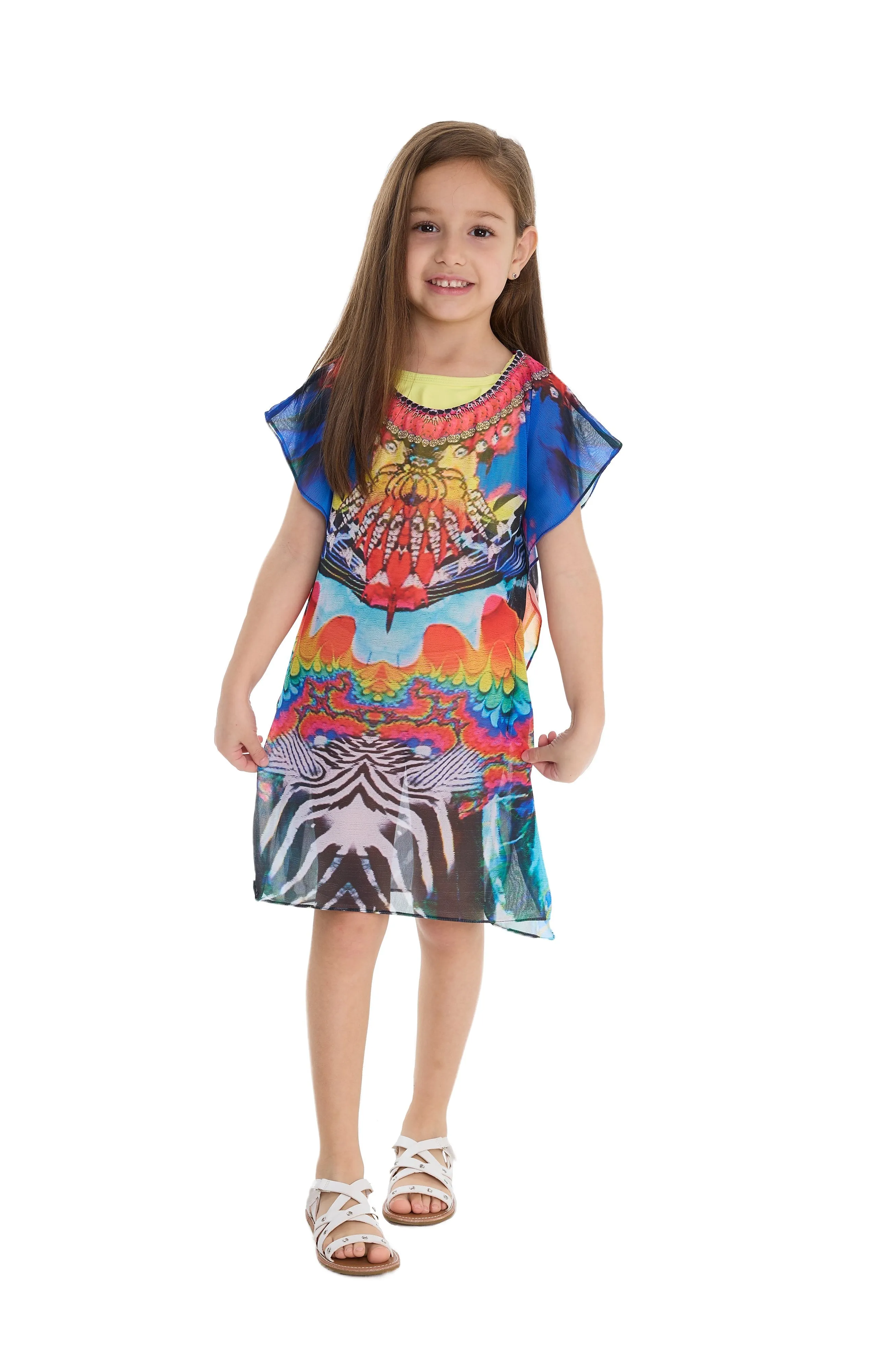 Kids kaftan/ coverup