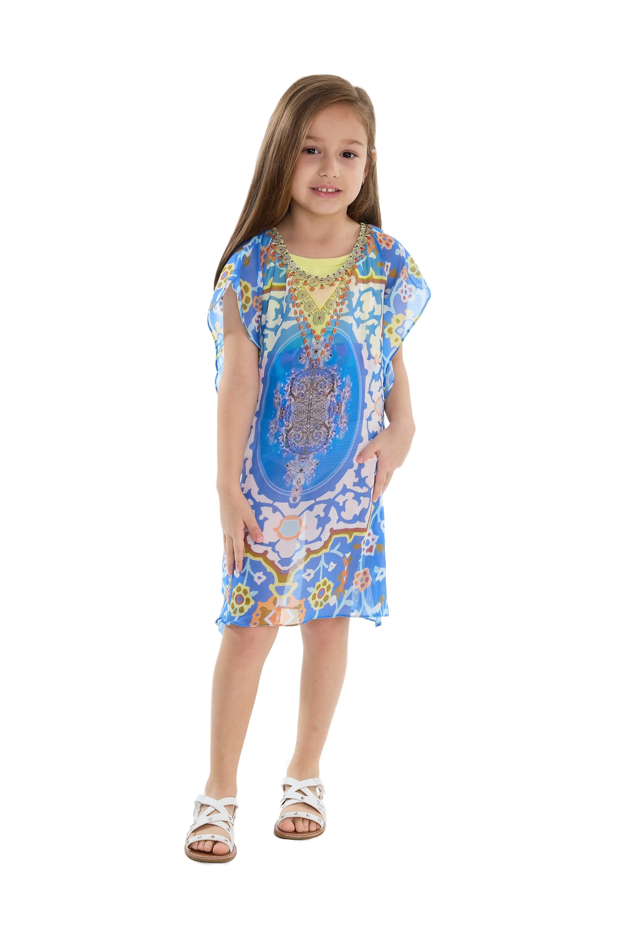 Kids kaftan/ coverup