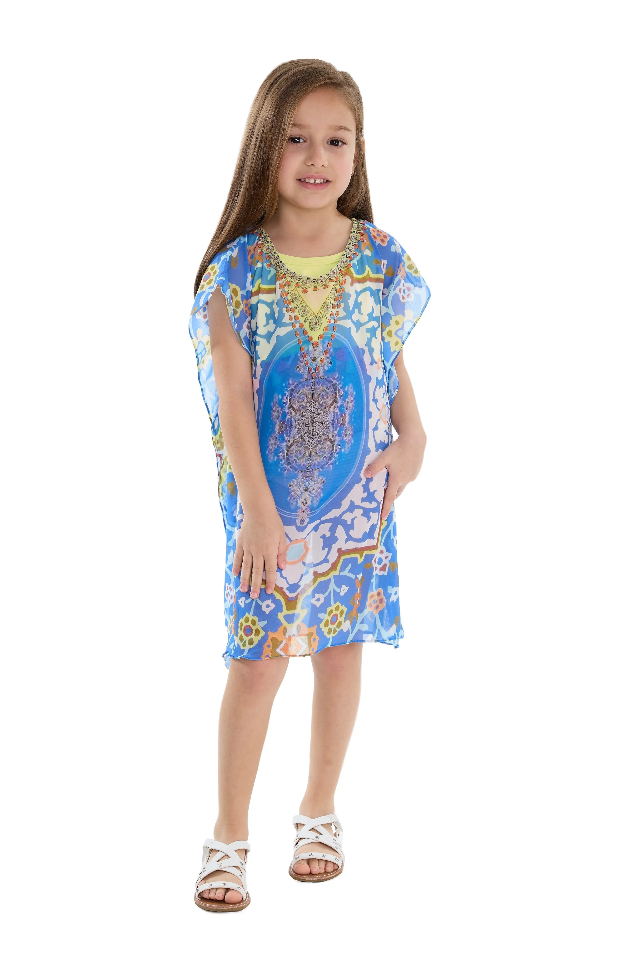 Kids kaftan/ coverup